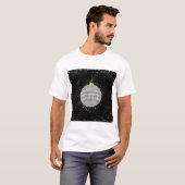 Elegante Disco Bal Kerst Ornament T-shirt (Voorkant volledig)