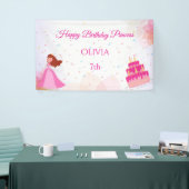 Elegante Disney-prinses verjaardag Spandoek (Beurs)
