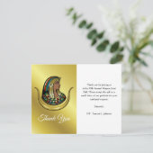 Elegante dochter van Isis Bedankkaart (Staand voorkant)