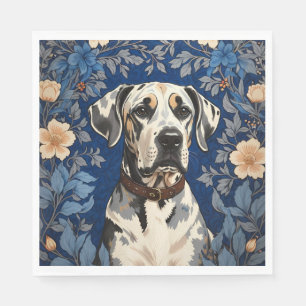 Elegante Dogue Duitse William Morris geïnspireerd Servet