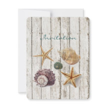 elegante dok houten schelpen strand bruiloft