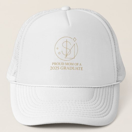 Elegante Dollar Pride – Moederbadge klas van 2025 Trucker Pet (Voorkant)