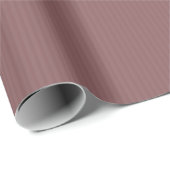 Elegante donker mauve strepen cadeaupapier (Rol Hoek)