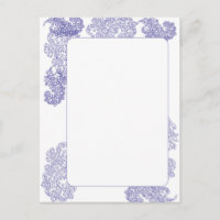 Elegante donkerblauwe rand sjabloon