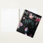 Elegante donkere botanische planningsplanner planner (Display)