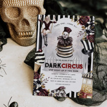 Elegante Donkere Circus Halloween Feest