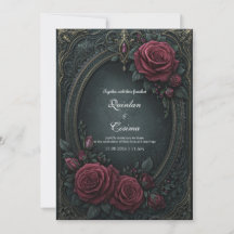 Elegante Donkere Gotische Bourgondiërroos Ovale Tr