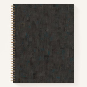 Elegante donkere granietstijl dagboek notitieboek