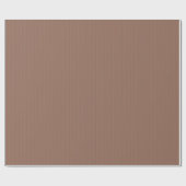 Elegante donkere taupe strepen cadeaupapier (Vlak)