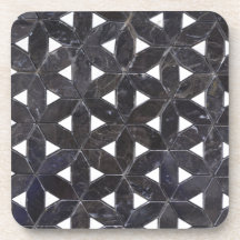 Elegante donkergrijze bloem van het levenspatroon