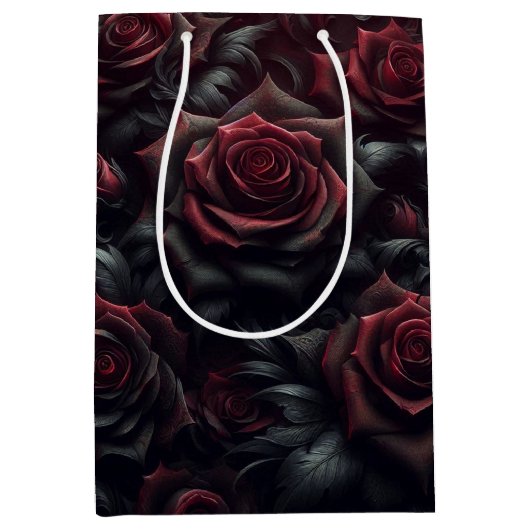 Elegante donkerroze cadeautas (Voorkant)