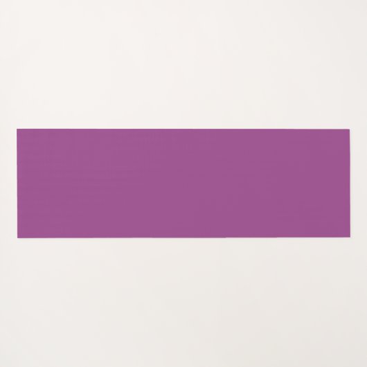 Elegante donkerroze magenta bloemenmadeliefjes yogamat (Achterkant (horizontaal))