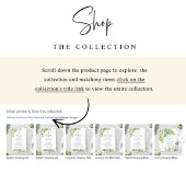 Elegante doop, groen Bladwijzer gunst T Bedankkaart