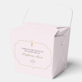 Elegante doopgeschenkdoos voor babymeisje - Doopfe Bedankdoosjes