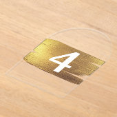 Elegante doorschijnende tafelnummers (Laagn)