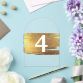 Elegante doorschijnende tafelnummers (Insitu (Huwelijk))