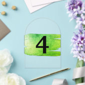 Elegante doorschijnende tafelnummers (Insitu (Huwelijk))