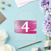 Elegante doorschijnende tafelnummers (Insitu (Huwelijk))