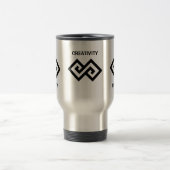 Elegante Double Diamond Creatviteit Reisbeker (Center)