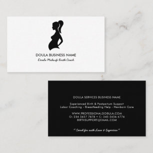 Elegante Doula Geboorte Coach Kraamverzorgster Visitekaartje