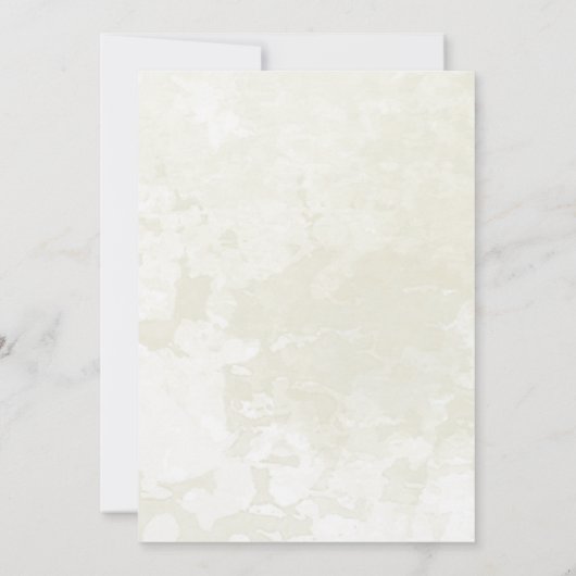 Elegante Dove doop uitnodiging (Achterkant)