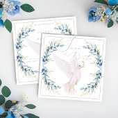 Elegante Dove & Olive Leaves Wedding Save the Date