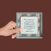 Elegante downloadbare kraal Lijst Feestdagenkaart