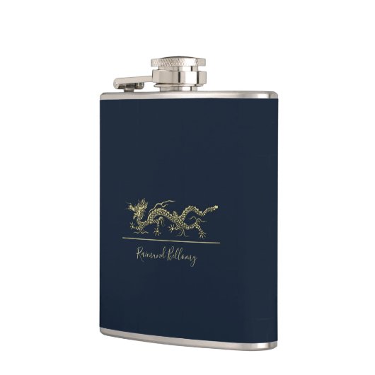 Elegante Dragon Flask Heupfles (Links)