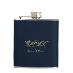Elegante Dragon Flask Heupfles