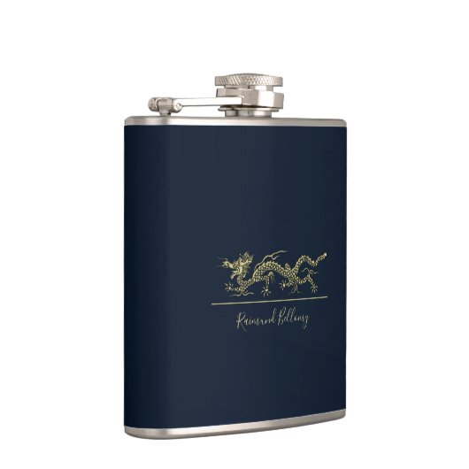Elegante Dragon Flask Heupfles (Rechts)