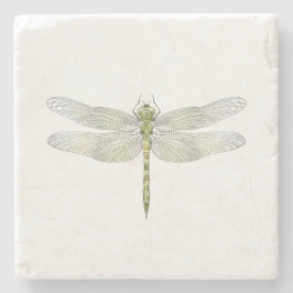 Elegante Dragonfly tekening Stenen Onderzetter