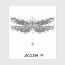 Elegante Dragonfly tekening
