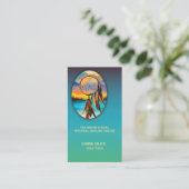 Elegante Dream Catcher Spirituele Healing Visitekaartje (Staand voorkant)