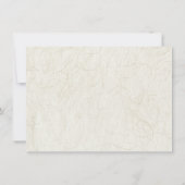 Elegante Drie foto bruiloft Save the Date (Achterkant)