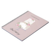 elegante driedaagse monogrammofokkerij notitieboek (Linkerzijde)