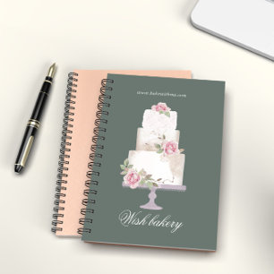 elegante driedaagse monogrammofokkerij notitieboek