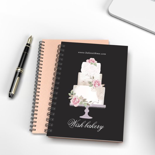 elegante driedaagse monogrammofokkerij notitieboek