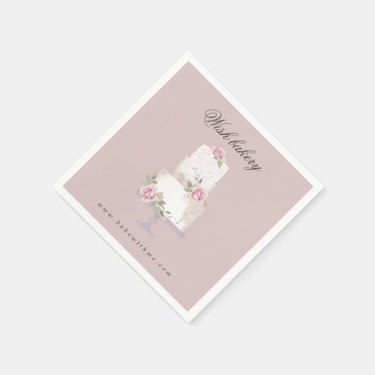 elegante drielagige bakkerskoeken servet (Hoek)