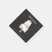 elegante drielagige bakkerskoeken servet (Hoek)