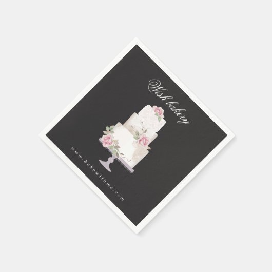 elegante drielagige bakkerskoeken servet (Hoek)