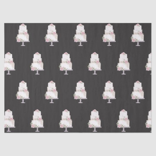 elegante drielagige gebak tissuepapier (Voorkant)