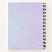 Elegante dromerige pastel | Glam Blue en Pink Notitieboek (Achterkant)