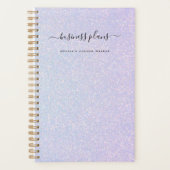 Elegante dromerige pastel | Glam Blue en Pink Planner (Voorkant)