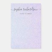 Elegante dromerige pastel | Glam Blue en Pink Post-it® Notes (Voorkant)
