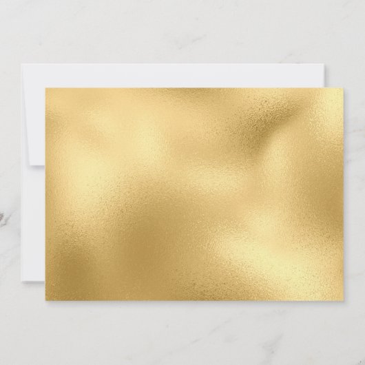 Elegante Druiven & Gouden Thanksgiving Lunch Kaart (Achterkant)