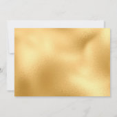 Elegante Druiven & Gouden Thanksgiving Lunch Kaart (Achterkant)