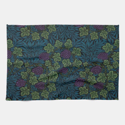 Elegante druivenstokken theedoek (Horizontaal)