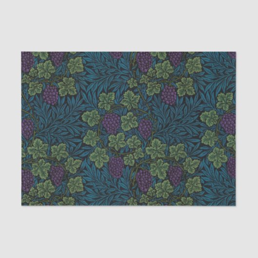 Elegante  druivenstokken tissuepapier (Voorkant)