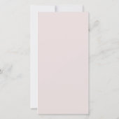 Elegante Dubbele Geluk Roze Moderne Sla de Datum O (Achterkant)