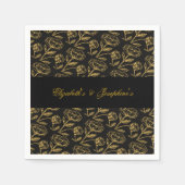 Elegante dubbele verjaardag Soiree Servet (Voorkant)